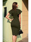 💃 “Lillian” Ruffle Midi Dress