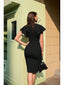 💃 “Lillian” Ruffle Midi Dress