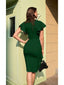 💃 “Lillian” Ruffle Midi Dress