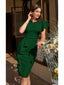 💃 “Lillian” Ruffle Midi Dress