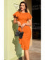 💃 “Lillian” Ruffle Midi Dress