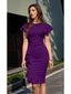 💃 “Lillian” Ruffle Midi Dress