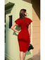 💃 “Lillian” Ruffle Midi Dress