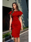 💃 “Lillian” Ruffle Midi Dress