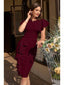 💃 “Lillian” Ruffle Midi Dress