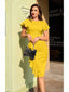 💃 “Lillian” Ruffle Midi Dress