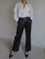 "Kade" Soft Tailored Wide-Leg Pants