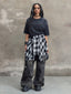 Rebelyn | Asymmetrical Plaid Festival Skirt