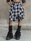 Rebelyn | Asymmetrical Plaid Festival Skirt