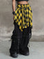 Rebelyn | Asymmetrical Plaid Festival Skirt