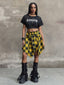 Rebelyn | Asymmetrical Plaid Festival Skirt
