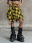 Rebelyn | Asymmetrical Plaid Festival Skirt