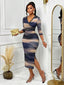 "Orivelle" Tie-Dye Bodycon Midi