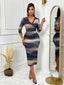 "Orivelle" Tie-Dye Bodycon Midi