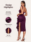 "Gia" Sculpted Midi Dress