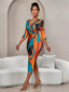 "Orivelle" Tie-Dye Bodycon Midi