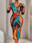 "Orivelle" Tie-Dye Bodycon Midi