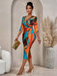 "Orivelle" Tie-Dye Bodycon Midi