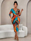"Orivelle" Tie-Dye Bodycon Midi