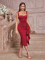 "Gia" Sculpted Midi Dress