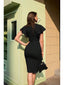 💃 “Lillian” Ruffle Midi Dress