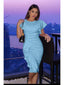 💃 “Lillian” Ruffle Midi Dress