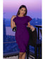💃 “Lillian” Ruffle Midi Dress