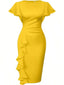 💃 “Lillian” Ruffle Midi Dress