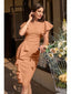 💃 “Lillian” Ruffle Midi Dress