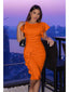 💃 “Lillian” Ruffle Midi Dress