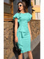 💃 “Lillian” Ruffle Midi Dress