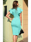 💃 “Lillian” Ruffle Midi Dress