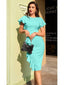 💃 “Lillian” Ruffle Midi Dress
