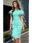💃 “Lillian” Ruffle Midi Dress