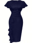 💃 “Lillian” Ruffle Midi Dress