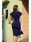 💃 “Lillian” Ruffle Midi Dress