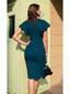 💃 “Lillian” Ruffle Midi Dress
