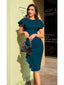 💃 “Lillian” Ruffle Midi Dress