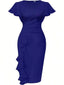 💃 “Lillian” Ruffle Midi Dress