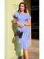 💃 “Lillian” Ruffle Midi Dress