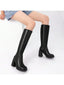 "Carmen" Tall Block-Heel Boots
