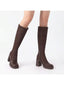 "Carmen" Tall Block-Heel Boots