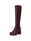 "Carmen" Tall Block-Heel Boots