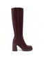 "Carmen" Tall Block-Heel Boots