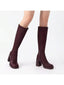 "Carmen" Tall Block-Heel Boots