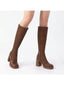 "Carmen" Tall Block-Heel Boots