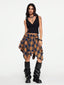 Rebelyn | Asymmetrical Plaid Festival Skirt