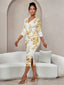 "Orivelle" Tie-Dye Bodycon Midi