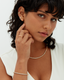 “Vega” Moissanite Curb Chain Bracelet