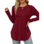 "Everyday Ease" Long Sleeve Tunic Top